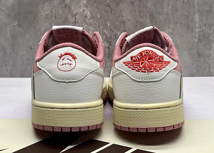 Travis Scott X Jordan 1 Low pink -DM7866-600